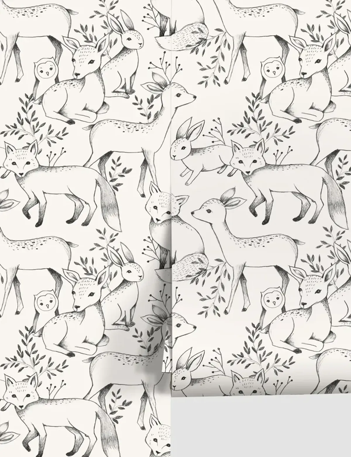 Woodland Wallpaper by Rylee + Cru