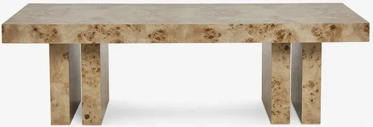 Brisa Burl Wood Coffee Table