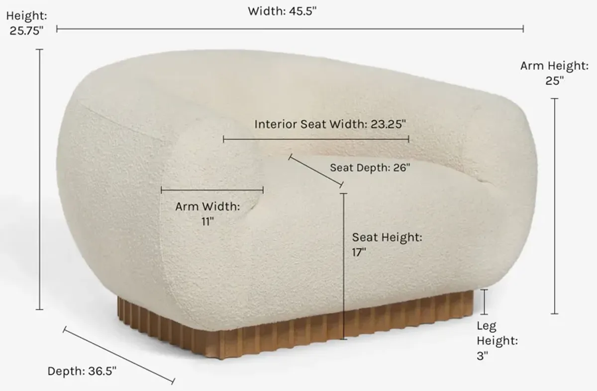 Billow Lounge Chair by Sarah Sherman Samuel