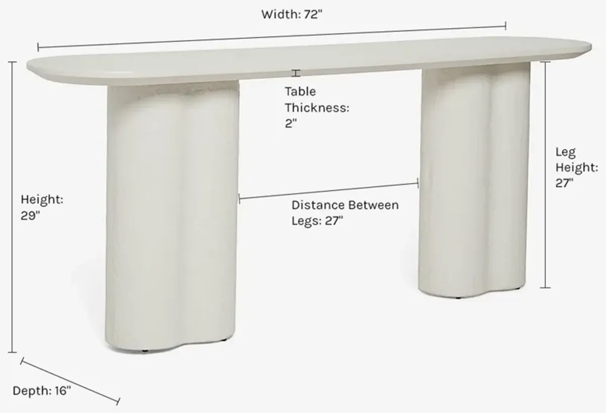 Tatia Console Table by Sarah Sherman Samuel