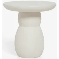 Clouded Round Side Table by Sarah Sherman Samuel
