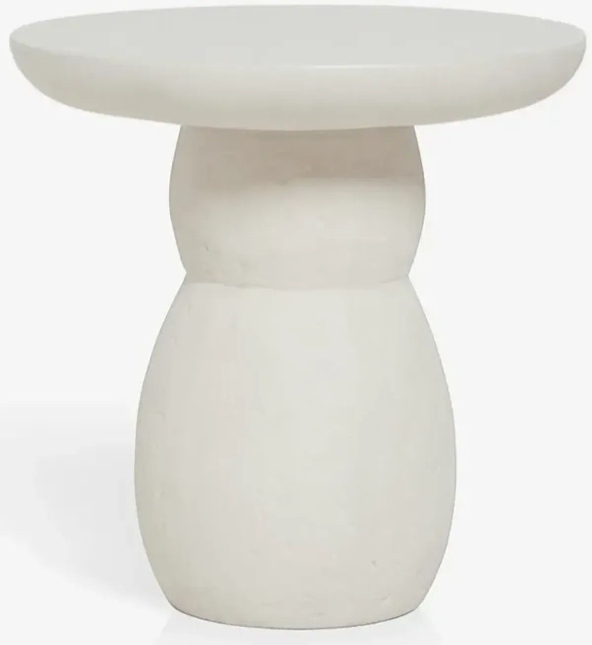 Clouded Round Side Table by Sarah Sherman Samuel