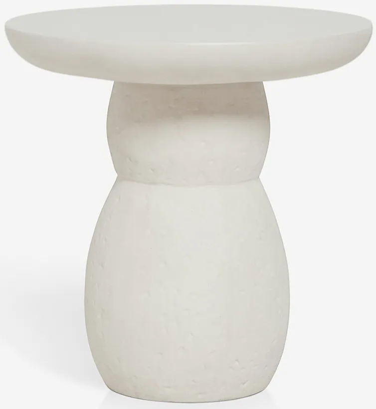 Clouded Round Side Table by Sarah Sherman Samuel