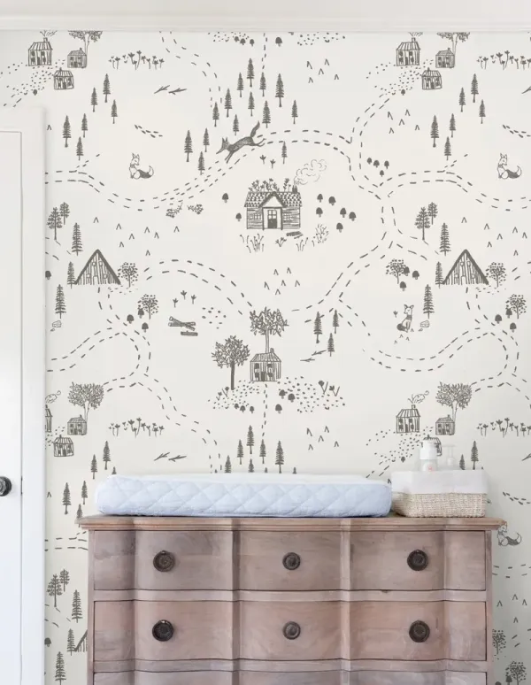 Through the Woods Wallpaper by Rylee + Cru