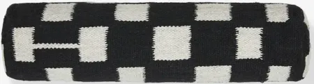 Irregular Checkerboard Bolster Pillow by Sarah Sherman Samuel