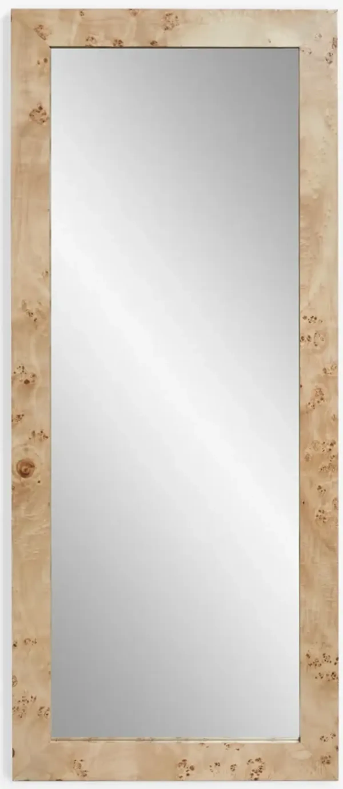 Bree Burl Wood Floor Mirror