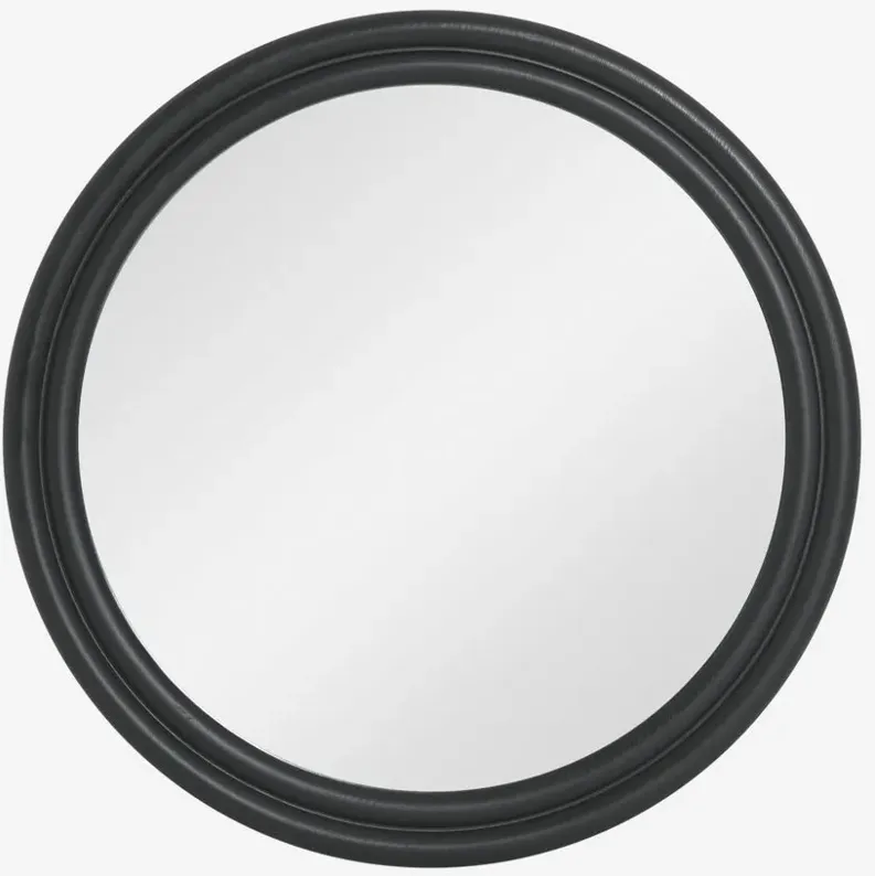 Bourdon Double-Framed Round Mirror