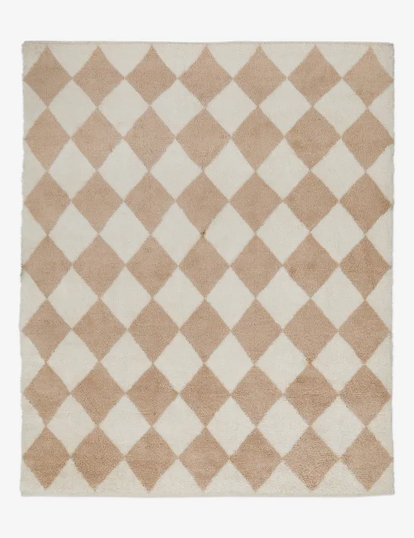 Cariad Hand-Knotted Wool Moroccan Shag Rug