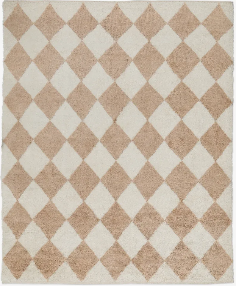 Cariad Hand-Knotted Wool Moroccan Shag Rug
