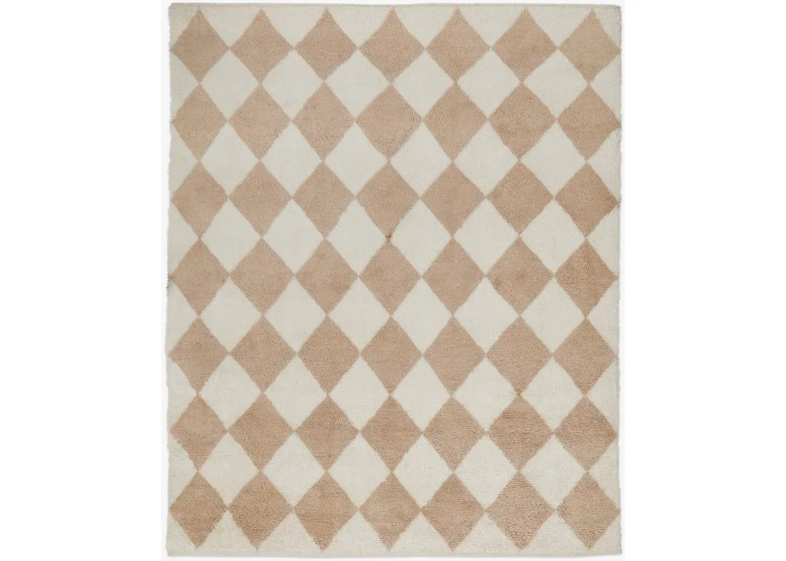 Cariad Hand-Knotted Wool Moroccan Shag Rug