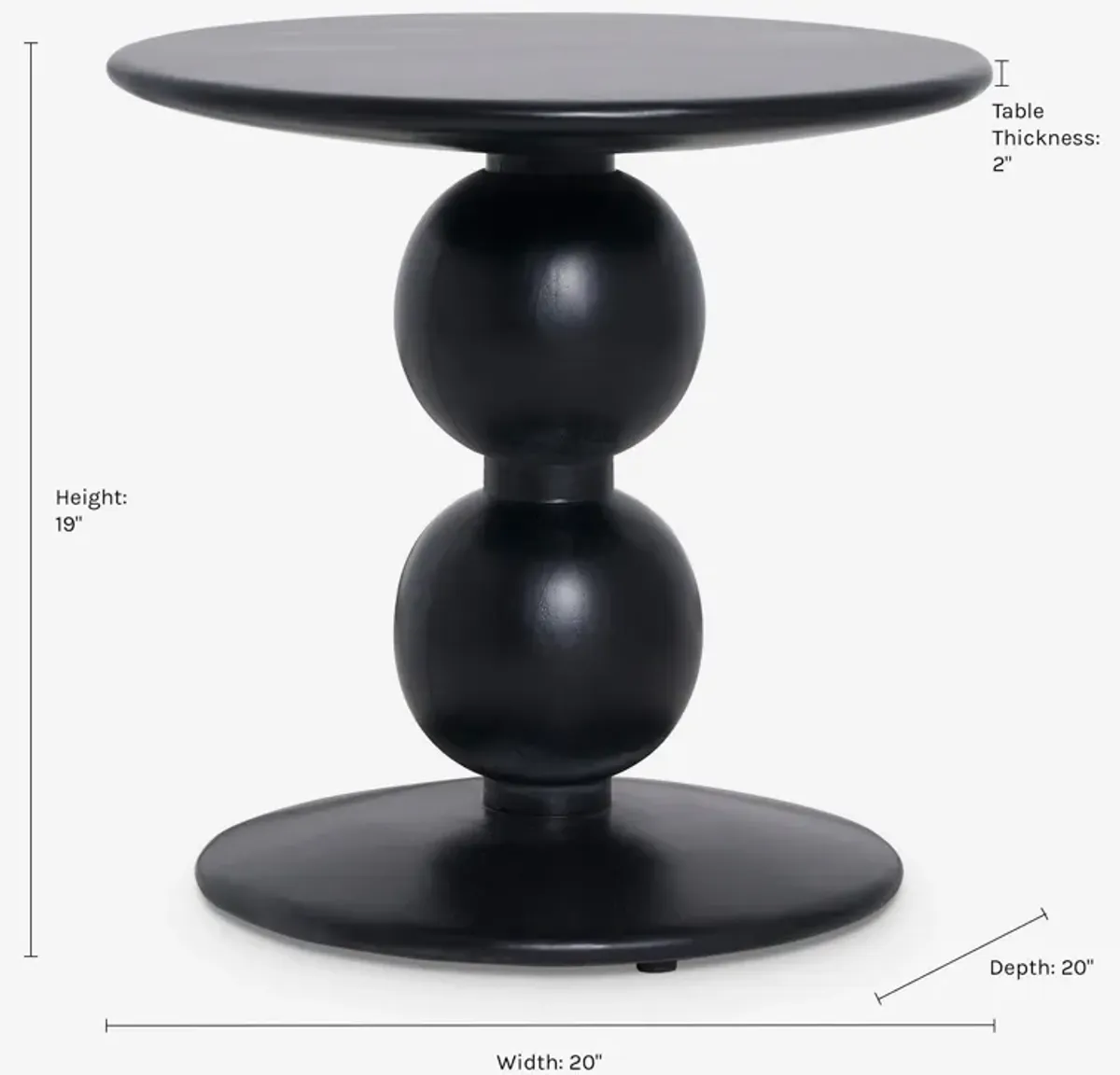 Genesis Round Side Table