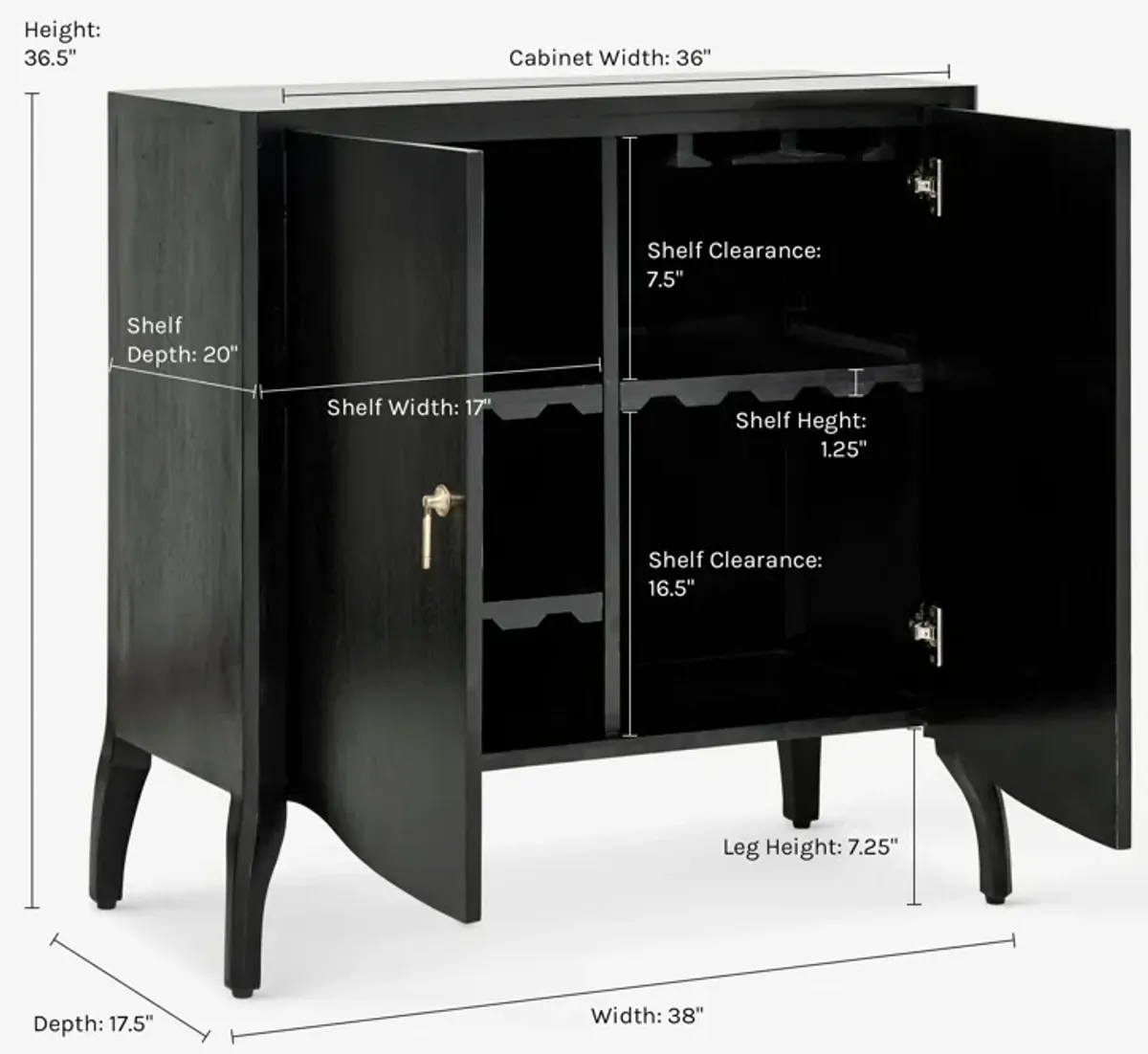 Anabella Bar Cabinet