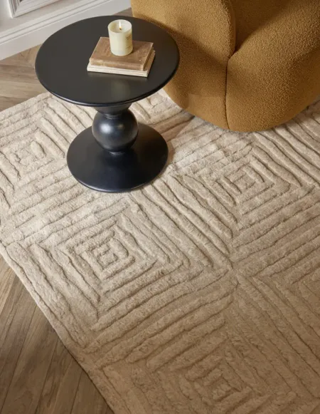 Metz Hand-Knotted Wool Rug