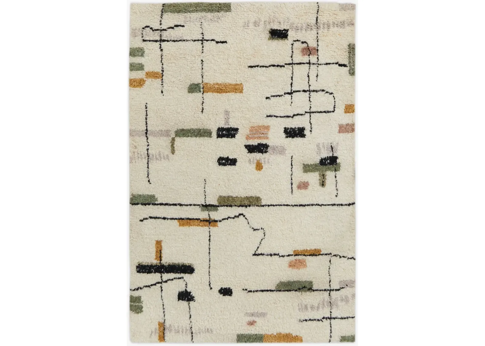 Staccato Hand-Knotted Wool Rug