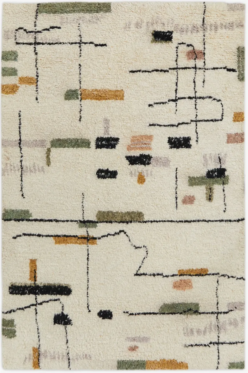 Staccato Hand-Knotted Wool Rug
