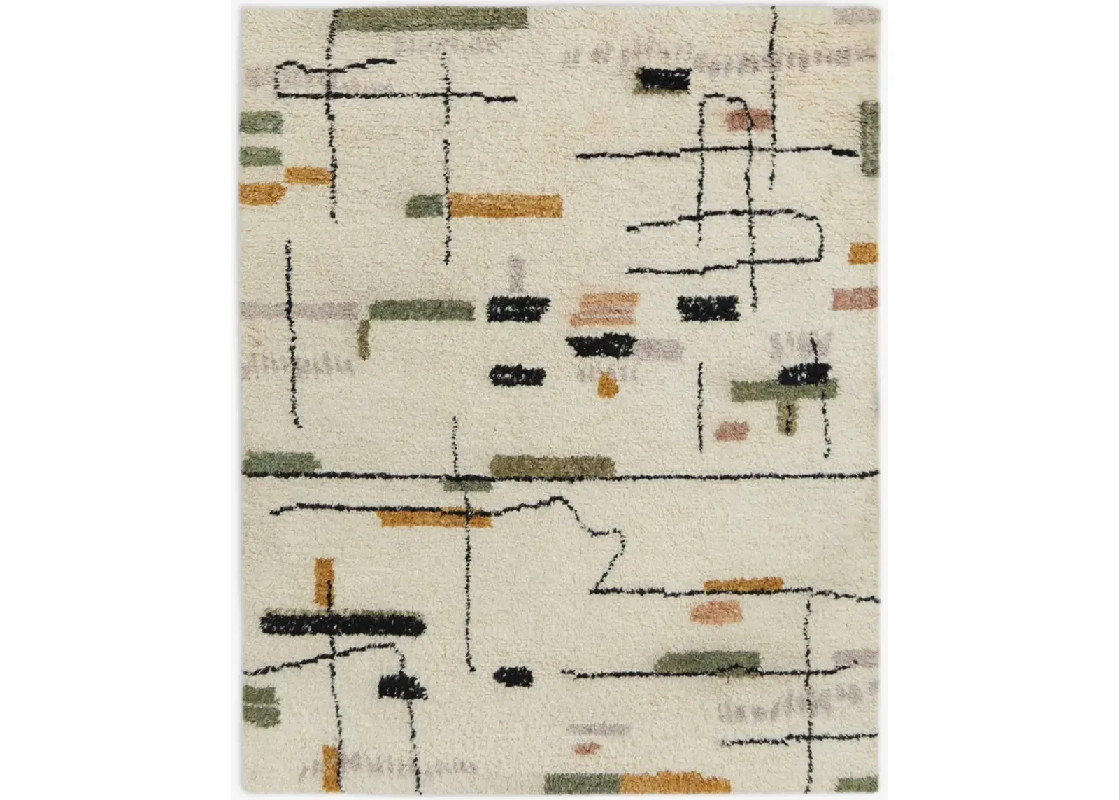 Staccato Hand-Knotted Wool Rug