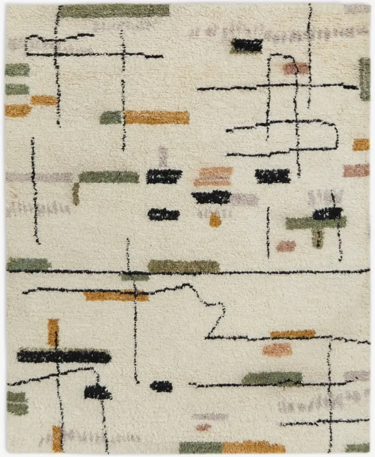 Staccato Hand-Knotted Wool Rug