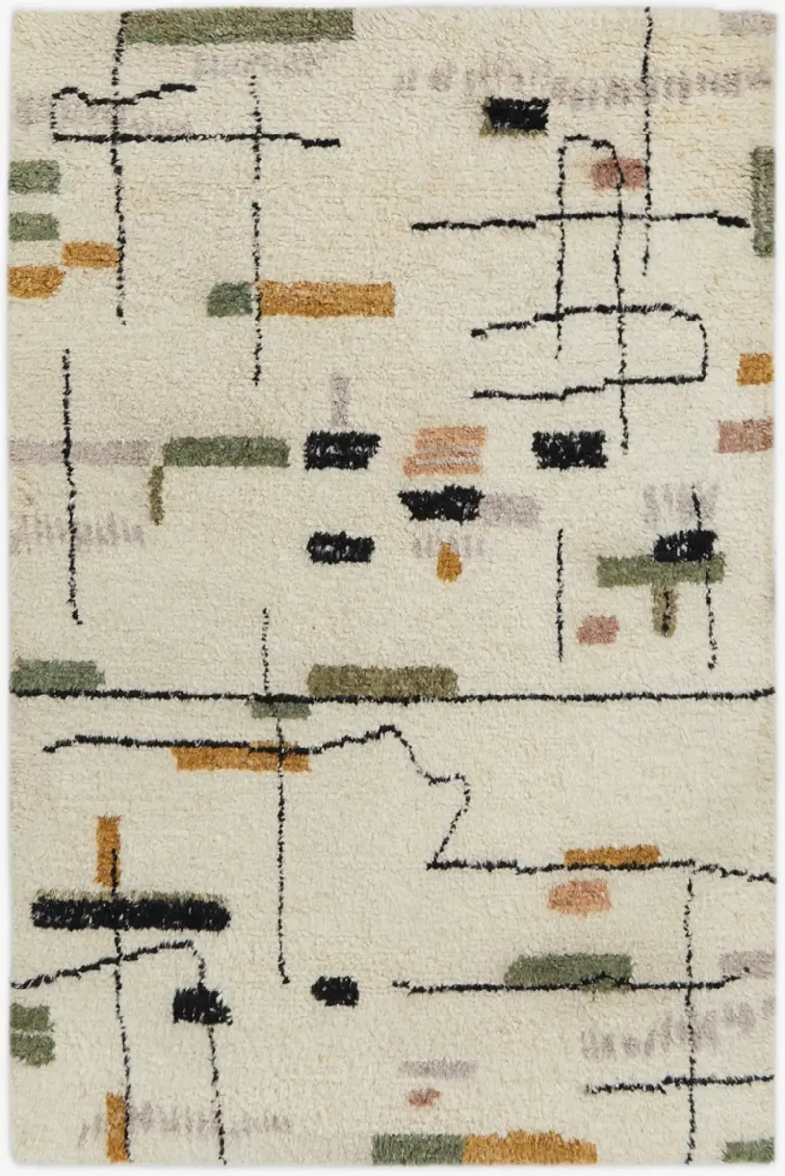 Staccato Hand-Knotted Wool Rug