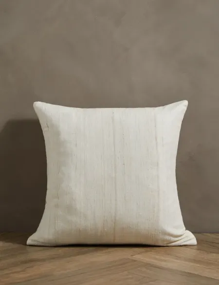 Chute Silk Pillow Natural by Hadiya Williams