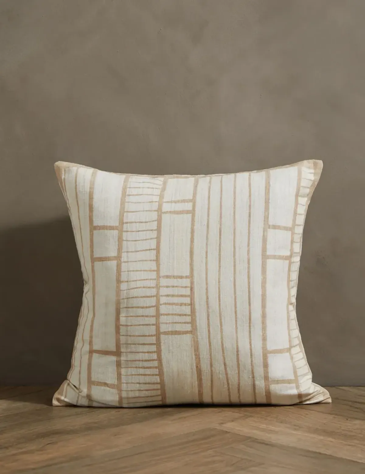 Chute Silk Pillow Natural by Hadiya Williams