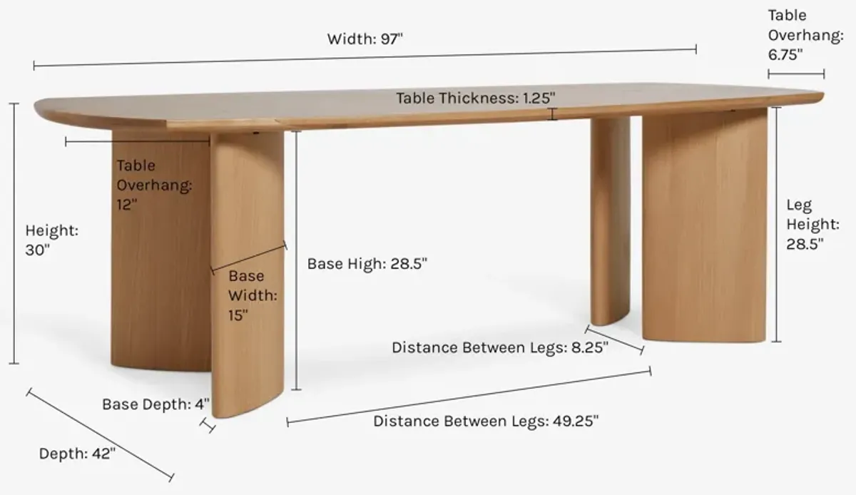 Elle Dining Table by Eny Lee Parker