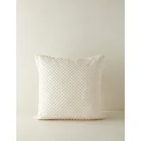 Hi-Lo Checker Velvet Pillow by Sarah Sherman Samuel