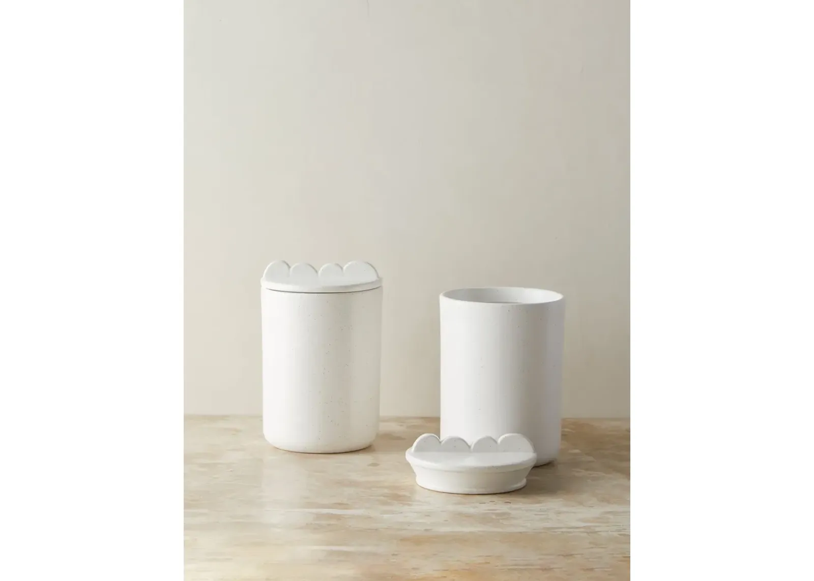 Shapeshifter Ceramic Canister (Set of 2) by Sarah Sherman Samuel