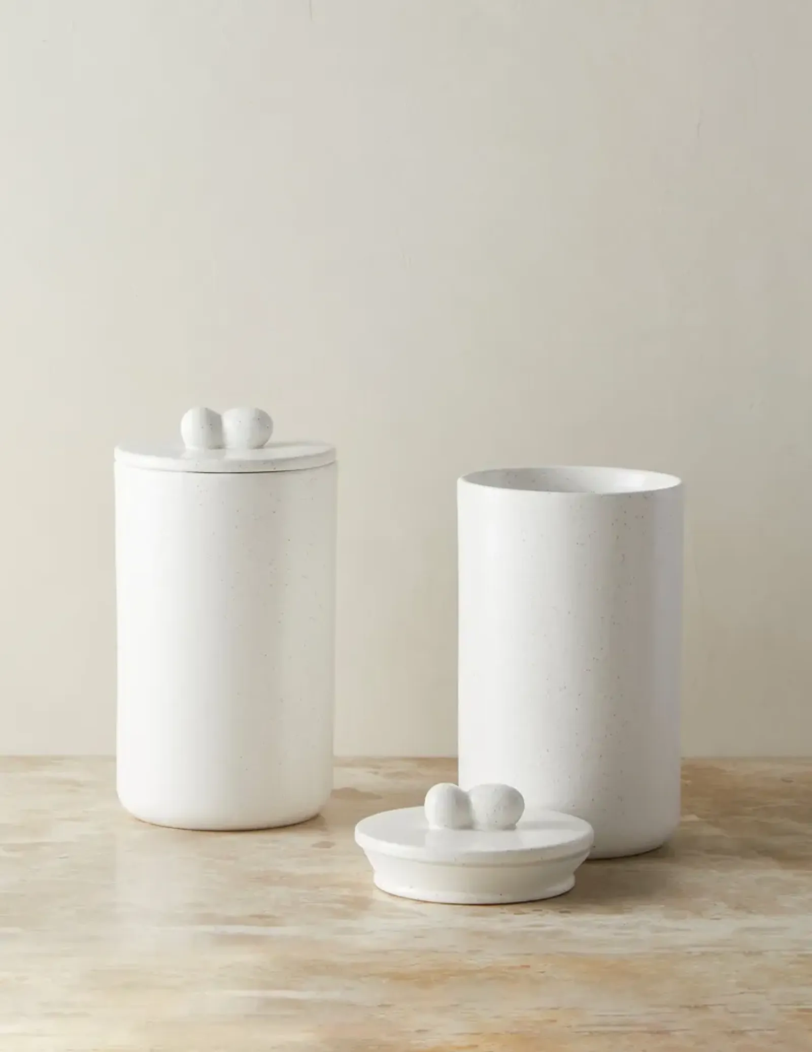 Shapeshifter Ceramic Canister (Set of 2) by Sarah Sherman Samuel