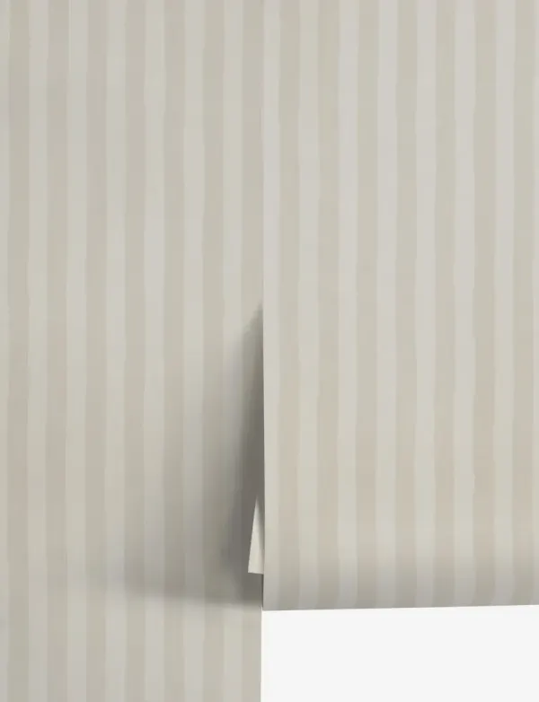 Painterly Stripe Wallpaper by Sarah Sherman Samuel