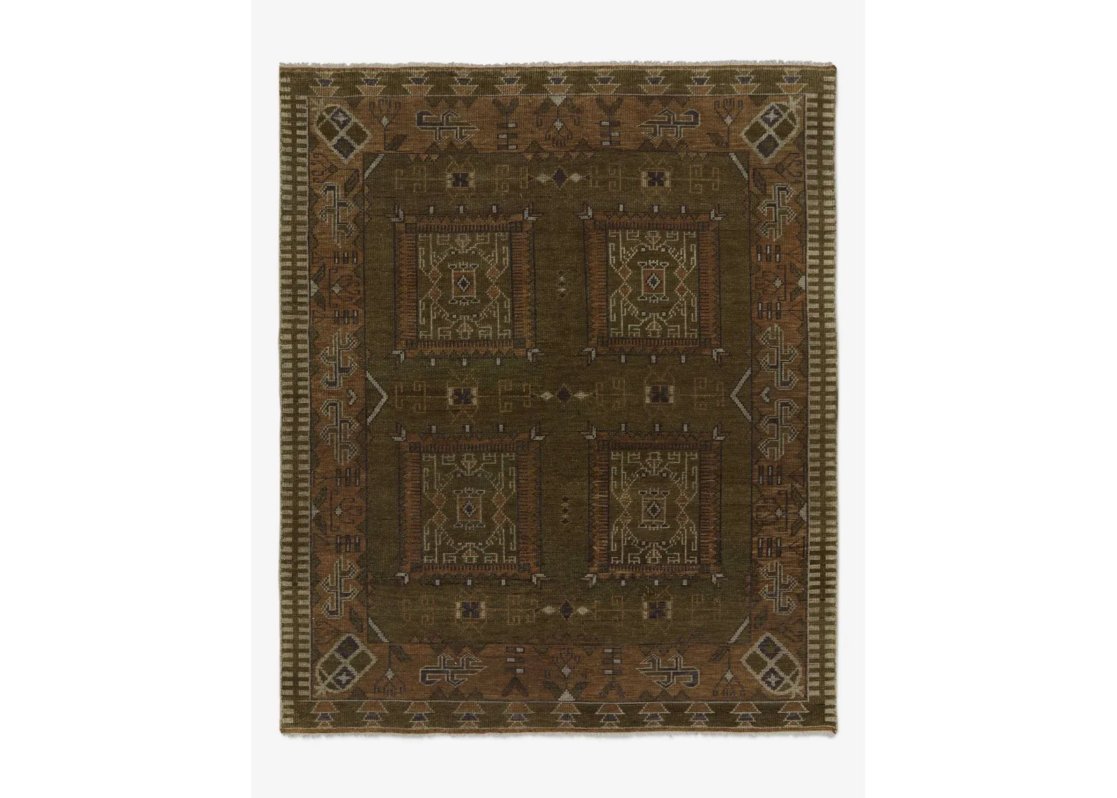 Tahj Hand-Knotted Wool Rug