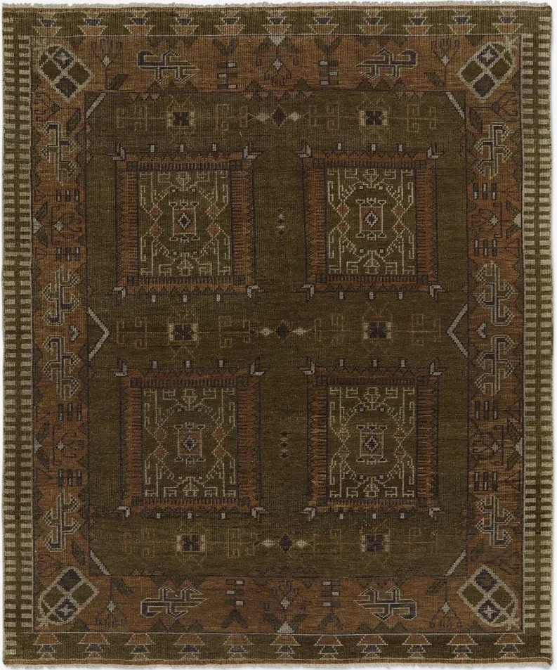 Tahj Hand-Knotted Wool Rug