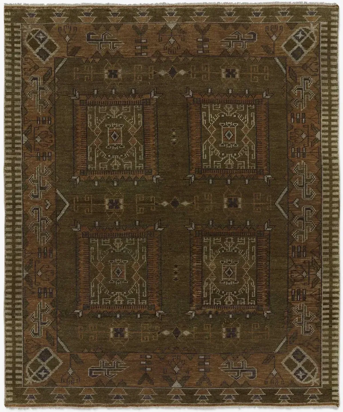 Tahj Hand-Knotted Wool Rug