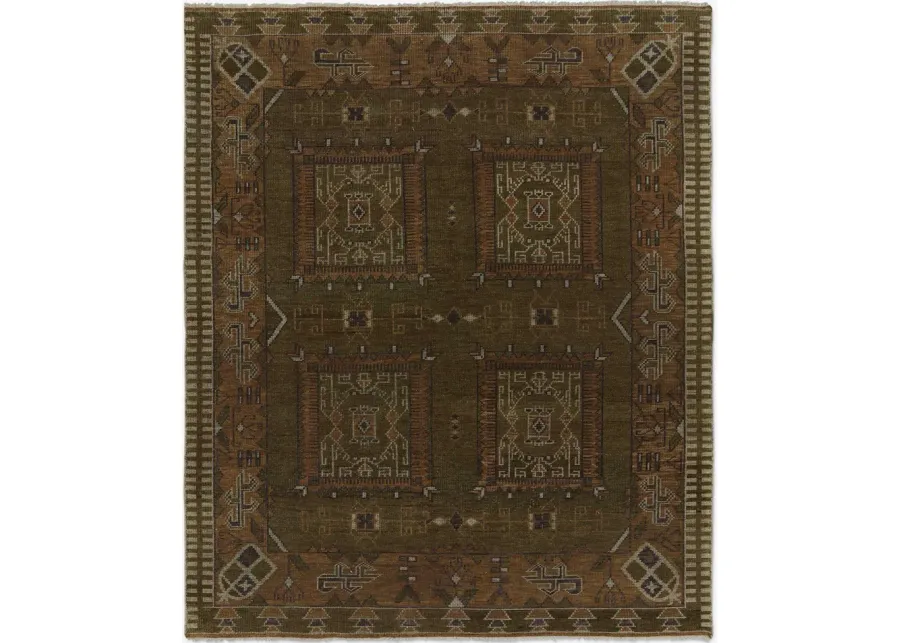 Tahj Hand-Knotted Wool Rug