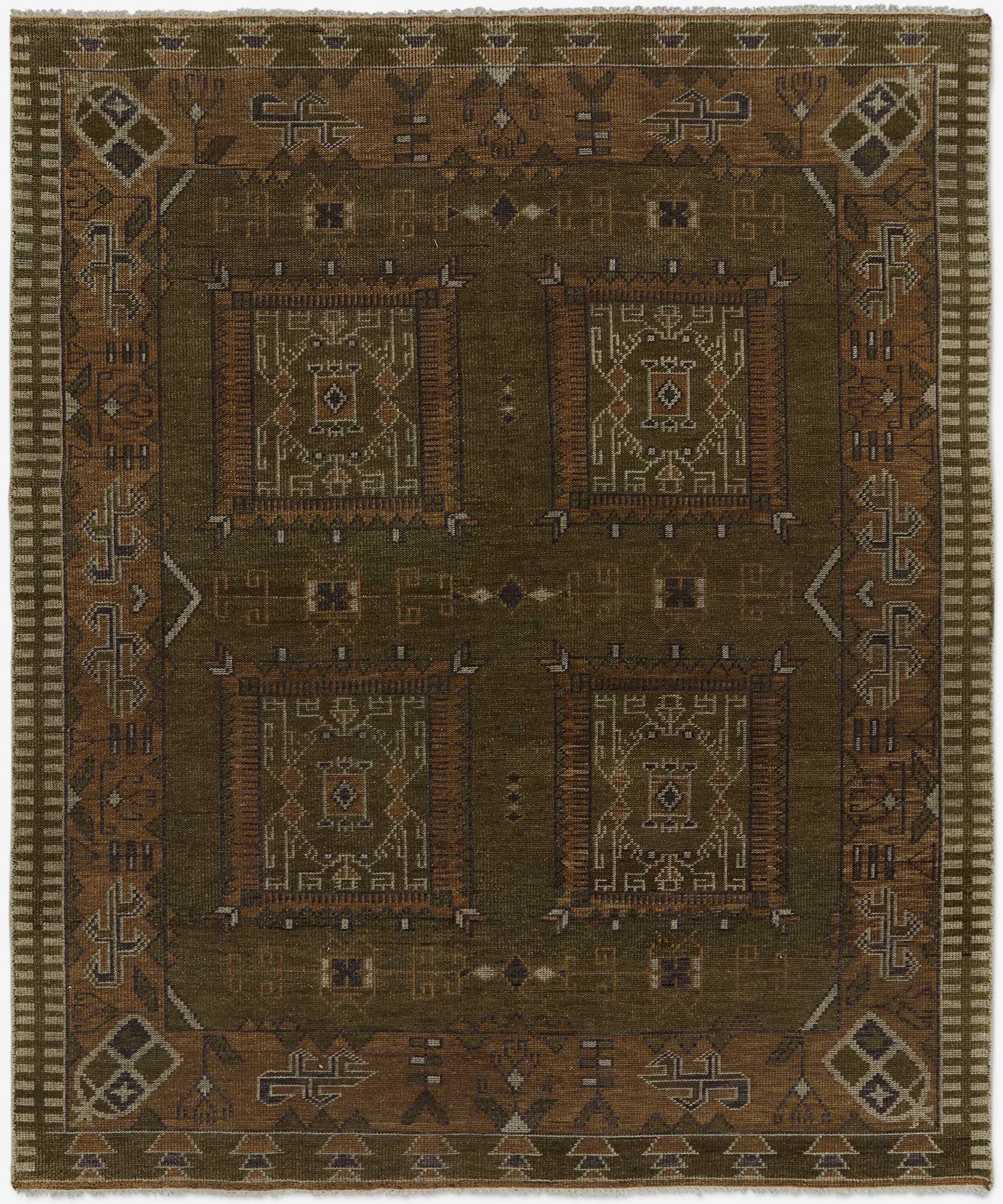 Tahj Hand-Knotted Wool Rug
