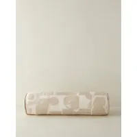 Organic Shapes Linen Bolster Pillow by Sarah Sherman Samuel