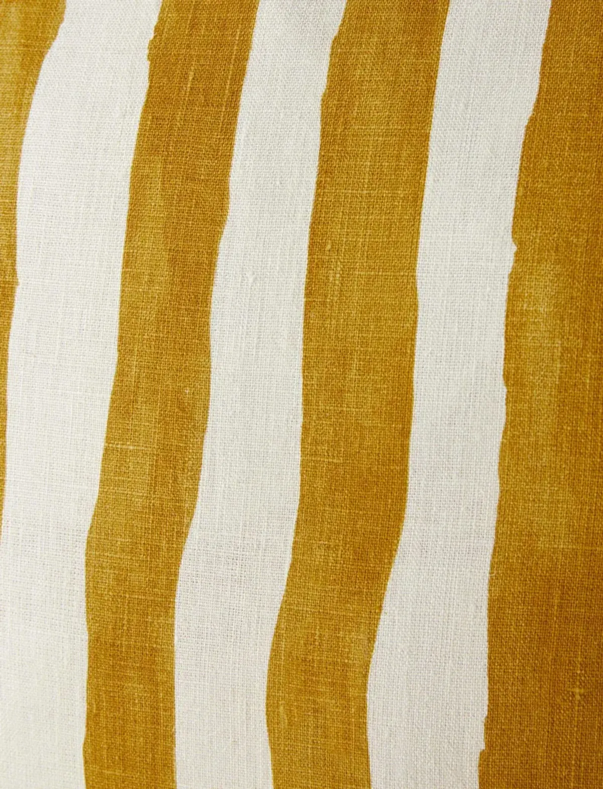 Painterly Stripe Linen Long Bolster Pillow by Sarah Sherman Samuel