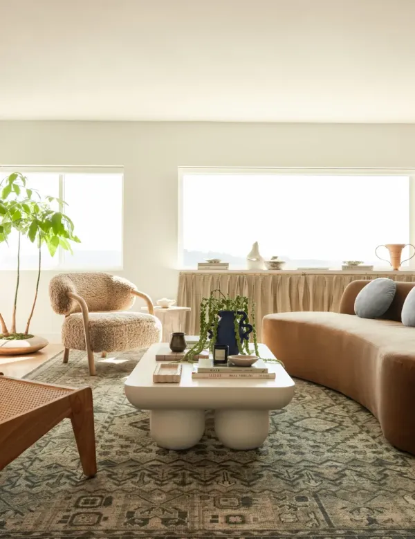 Clouded Rectangle Coffee Table by Sarah Sherman Samuel