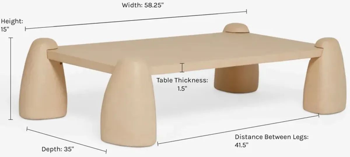 Quarry Coffee Table by Sarah Sherman Samuel