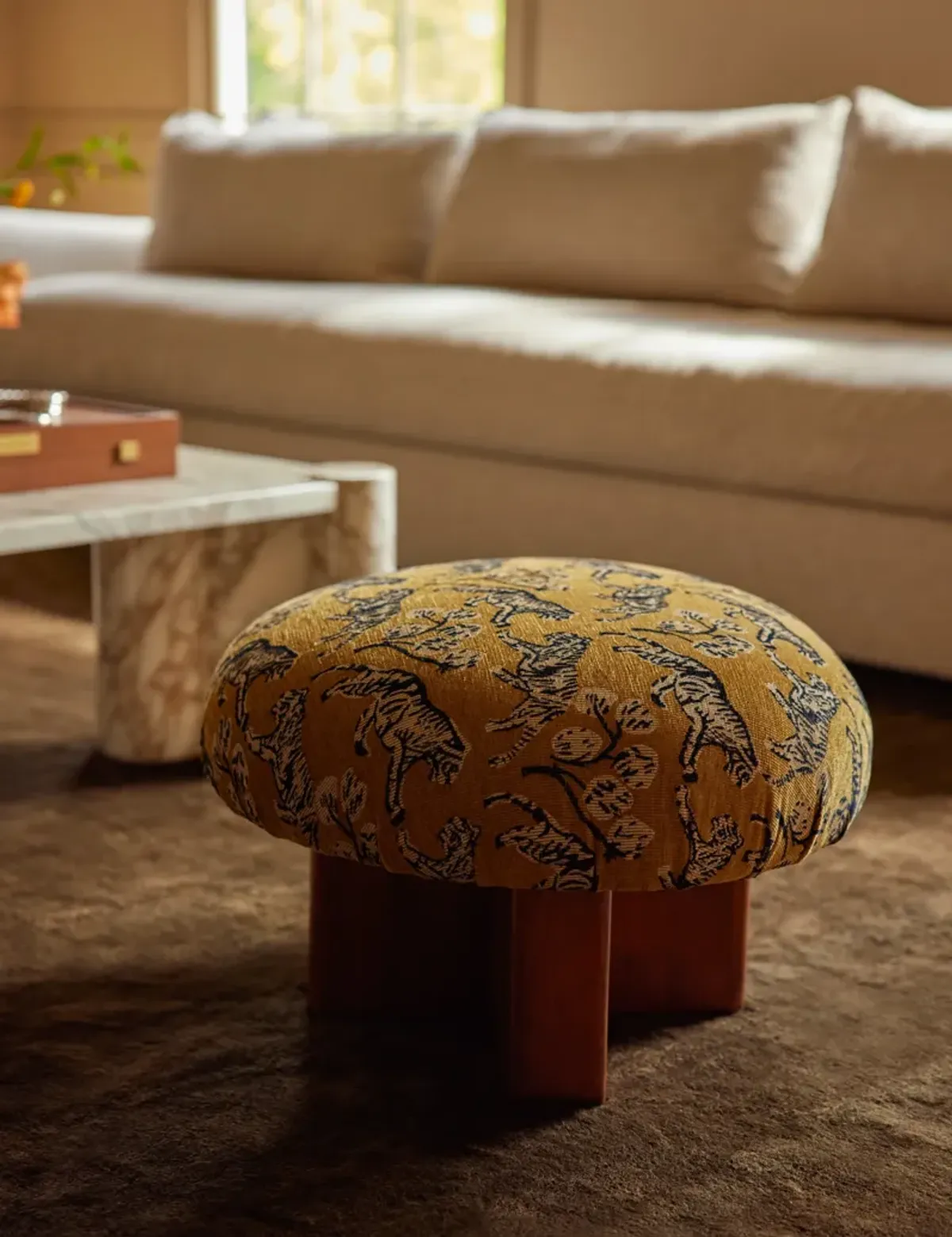 Dashell Ottoman by Sarah Sherman Samuel