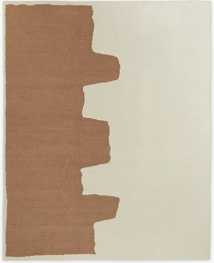 Butte Flatweave Linen Rug by Élan Byrd