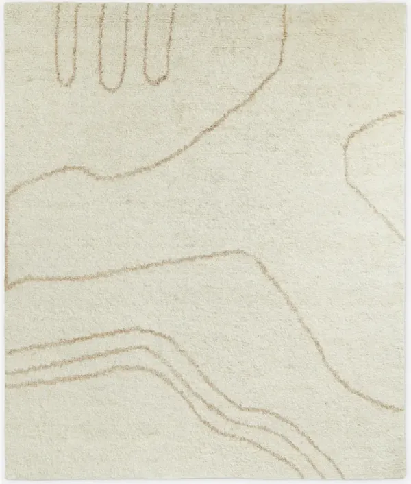 Currents Hand-Knotted Wool Rug by Élan Byrd