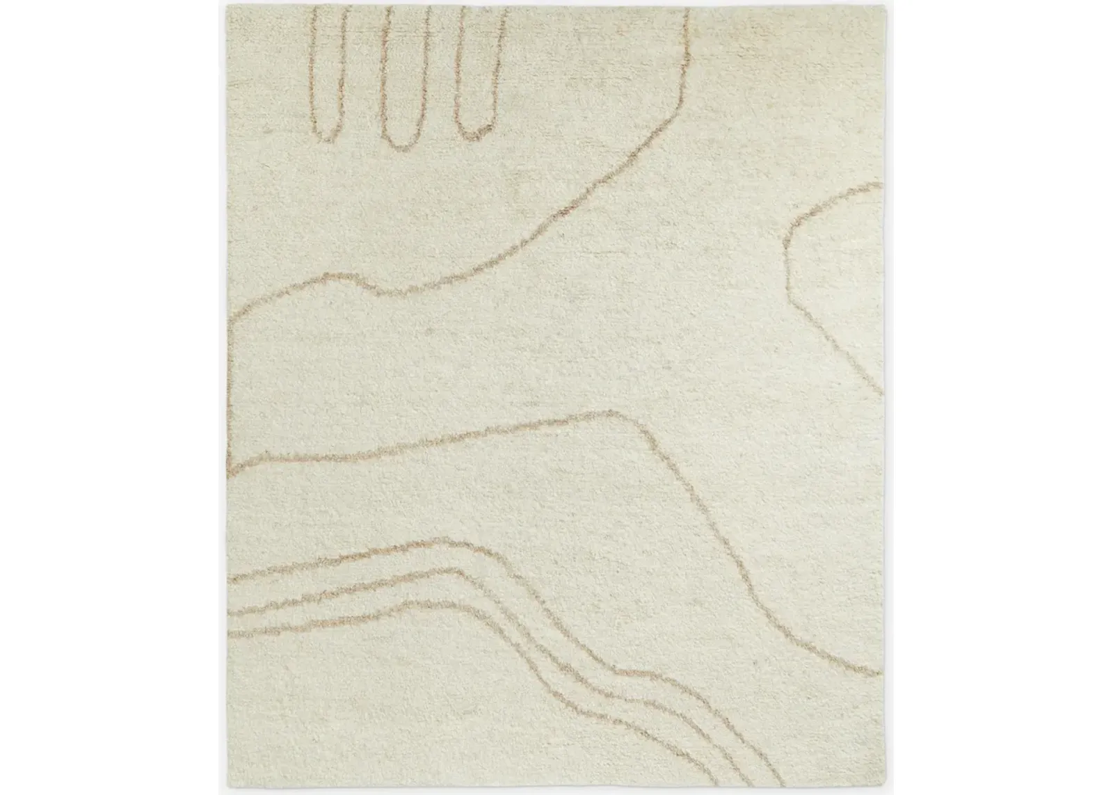 Currents Hand-Knotted Wool Rug by Élan Byrd