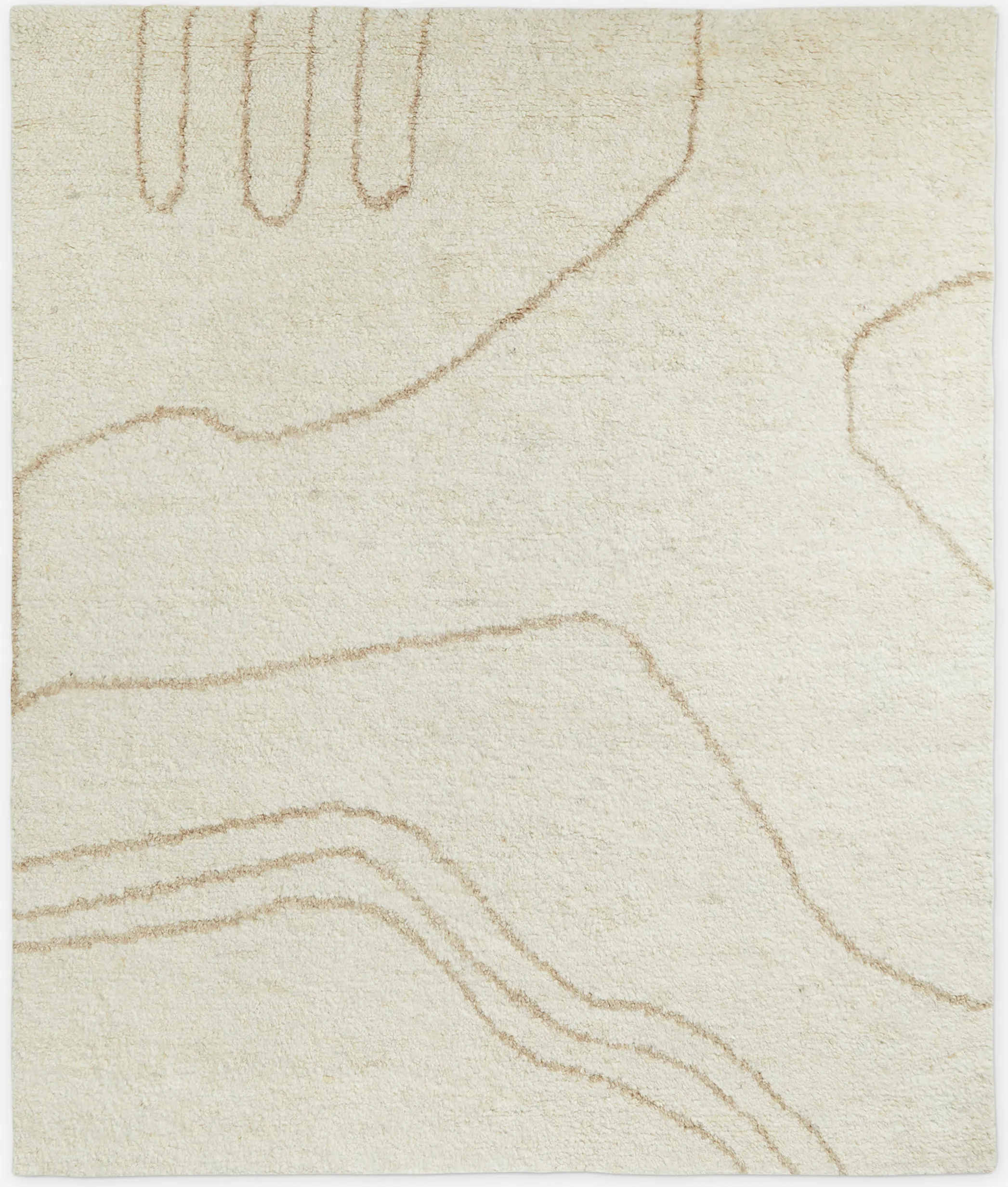 Currents Hand-Knotted Wool Rug by Élan Byrd
