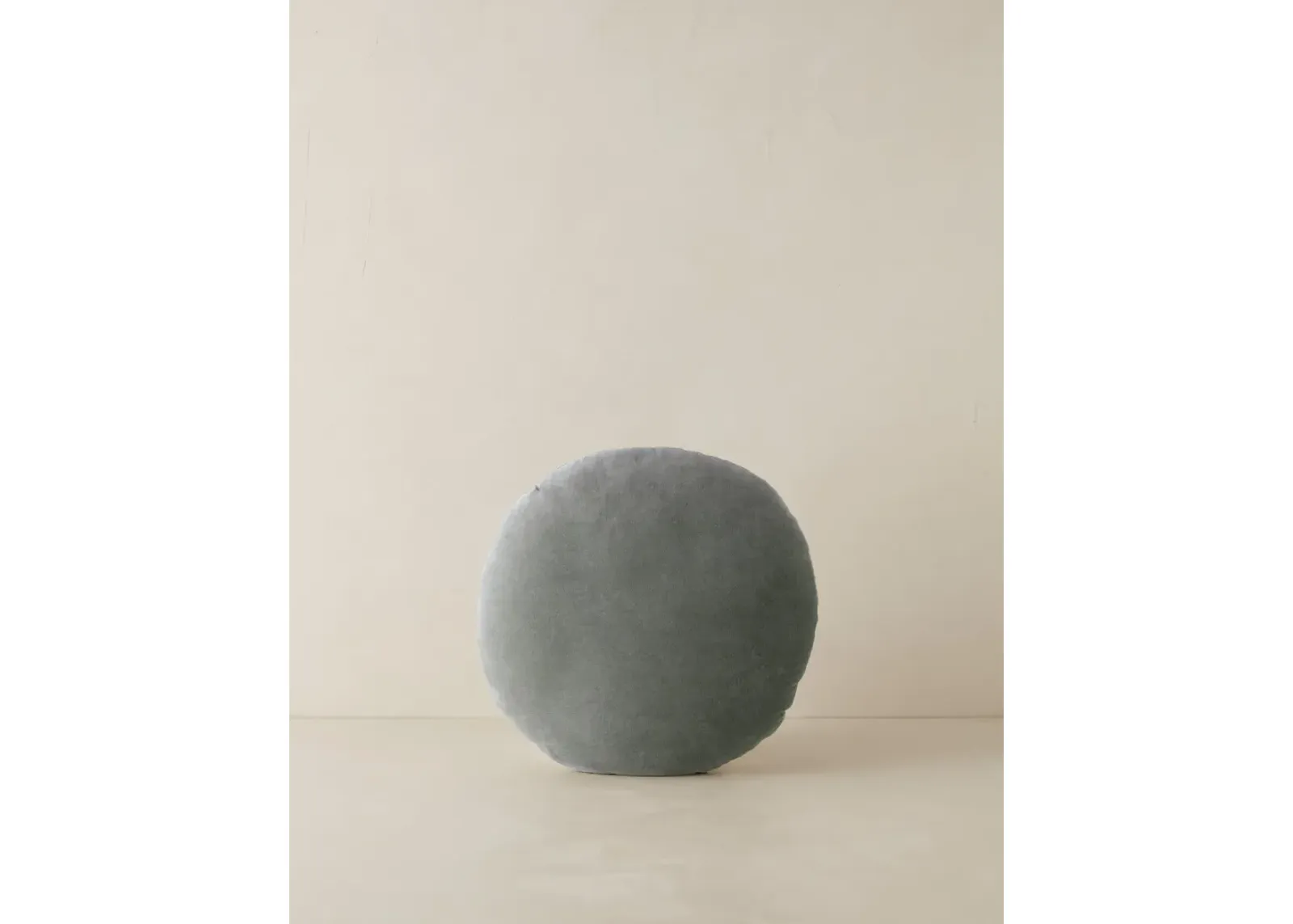 Velvet Round Pillow by Sarah Sherman Samuel