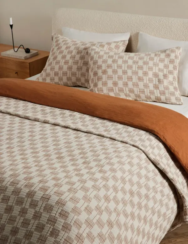 Basketweave Cotton Blanket by Sarah Sherman Samuel