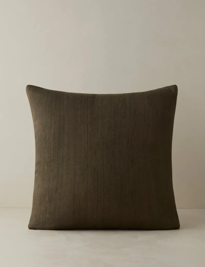 Grounded in Love Silk Pillow by James Perkins