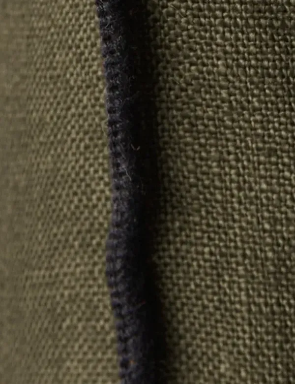 Carys Contrast Linen Pillow