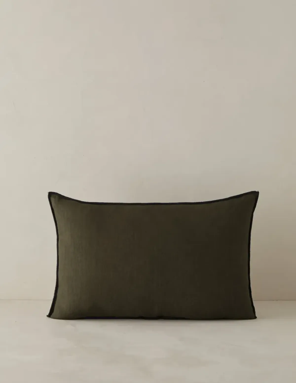 Carys Contrast Linen Pillow