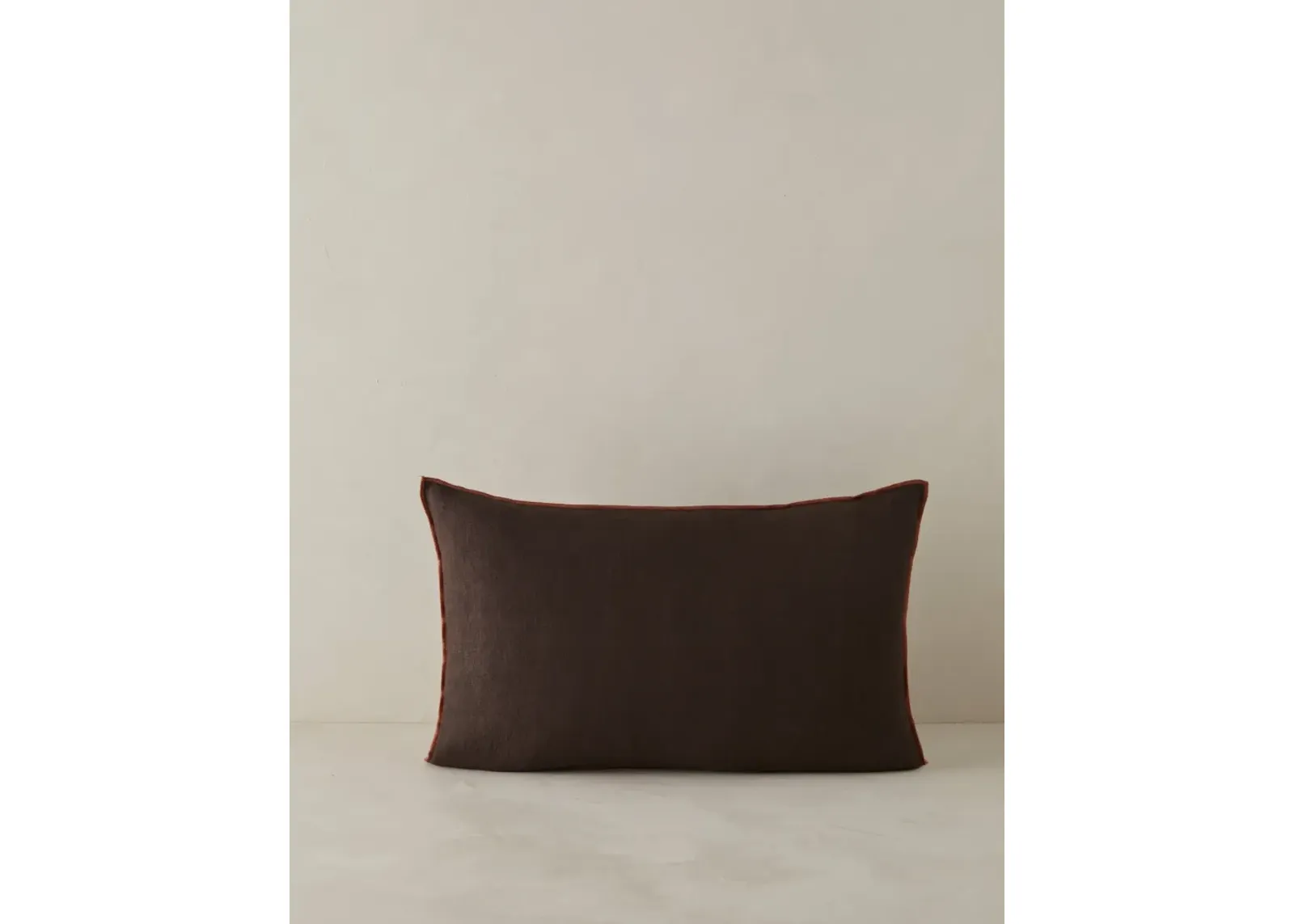 Carys Contrast Linen Pillow