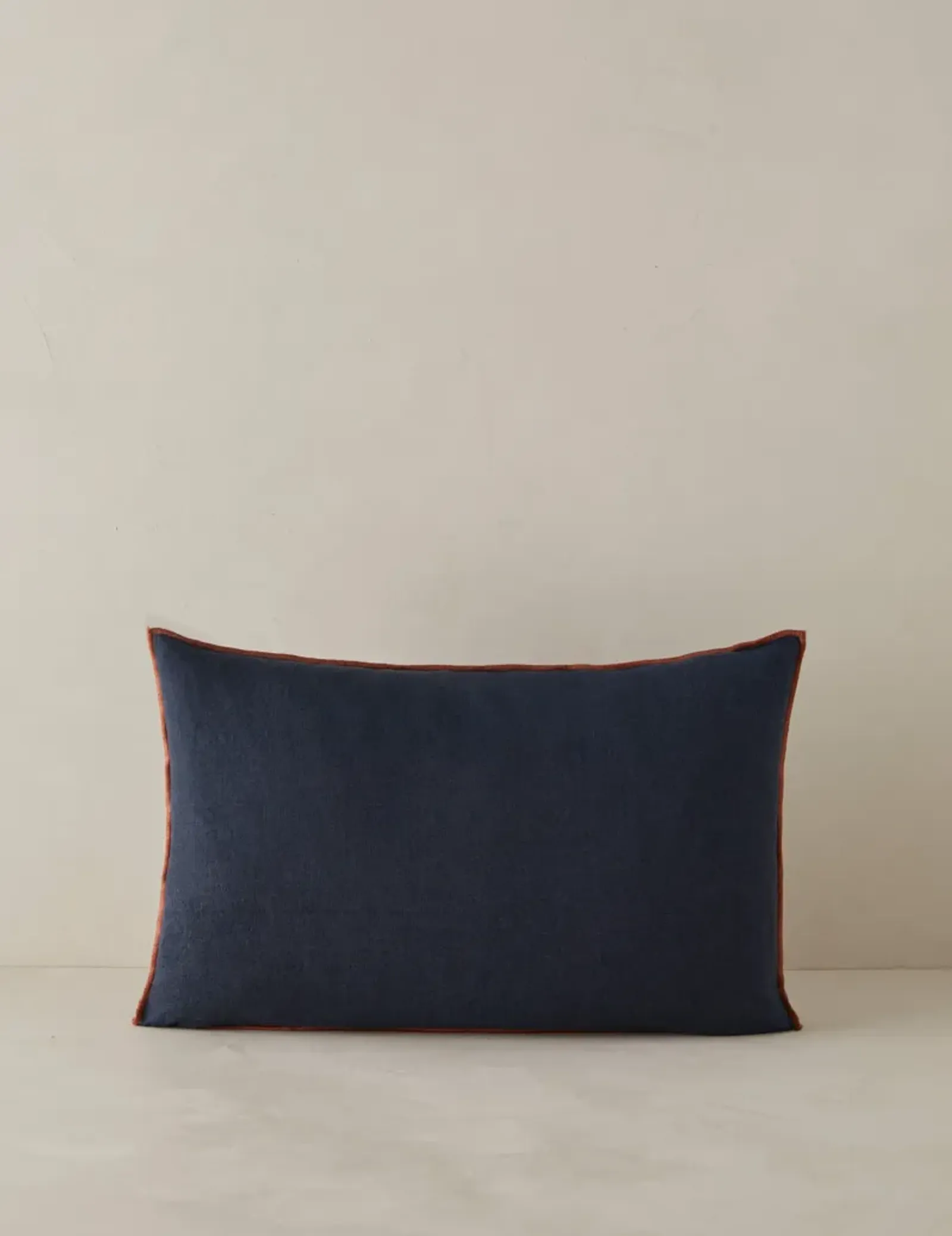 Carys Contrast Linen Pillow